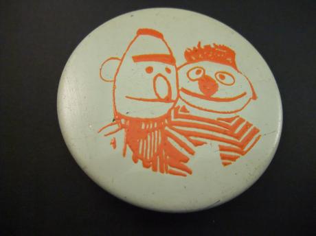 Bert en Ernie muppetduo uit Sesamstraat kinderprogramma